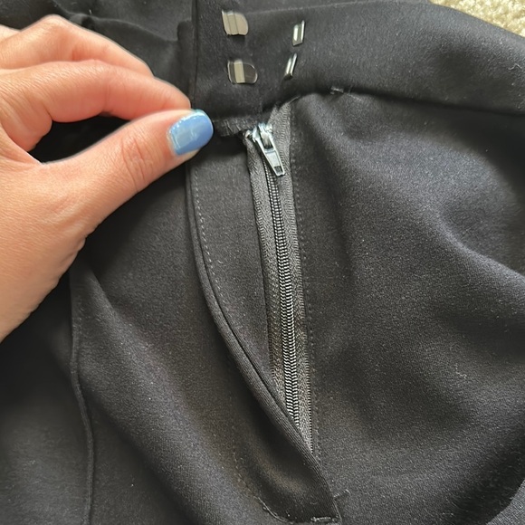 Jason Wu Wide Leg Pleated Black Trousers Women’s 12 Dress Pants - Picture 10 of 10